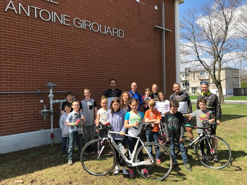 L’ÉQUIPE COGIR-DESJARDINS PARRAINE L’ÉCOLE PRIMAIRE ANTOINE-GIROUARD À L’OCCASION DU GRAND DÉFI PIERRE LAVOIE