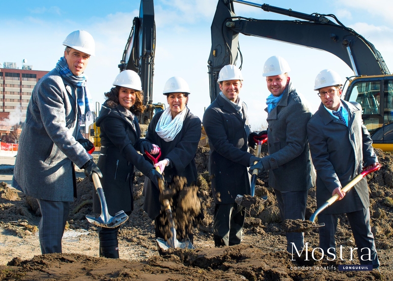 DÉBUT DE LA CONSTRUCTION DE MOSTRA CONDOS LOCATIFS LONGUEUIL