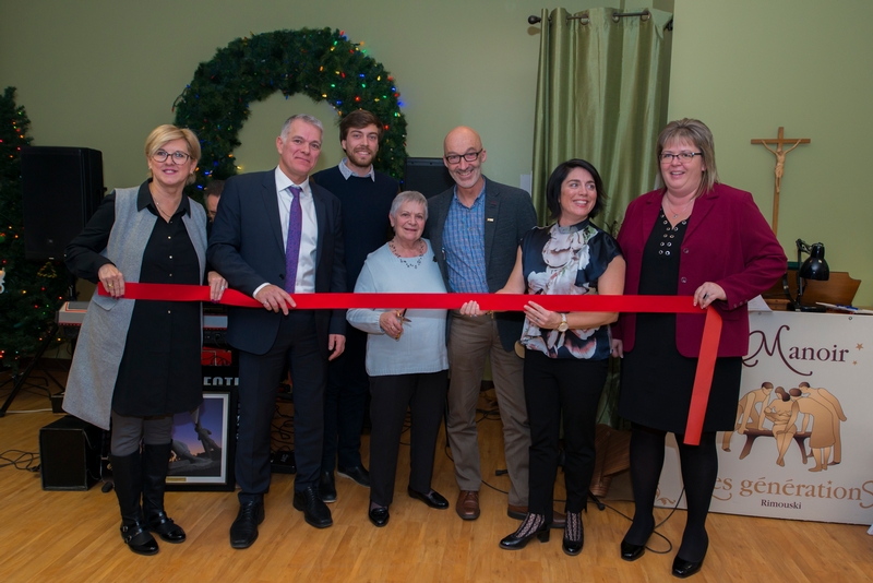 Inauguration des travaux d’agrandissement au Manoir Les Générations