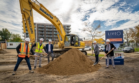 Phase 2 of the Liveo Rental Condo Project breaks ground as construction begins