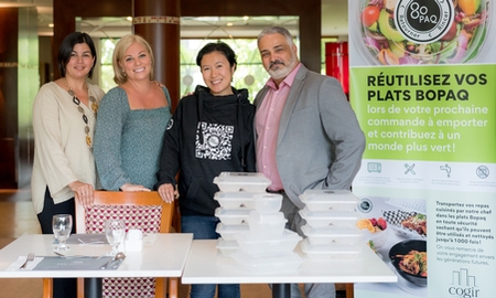 Cogir Real Estate Partners with Bo to Phase Out Single-Use Food Packaging
