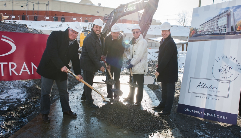 ALLURE SUR LE GOLF : début des travaux d'un nouveau projet résidentiel de condominiums locatifs haut de gamme à Laval