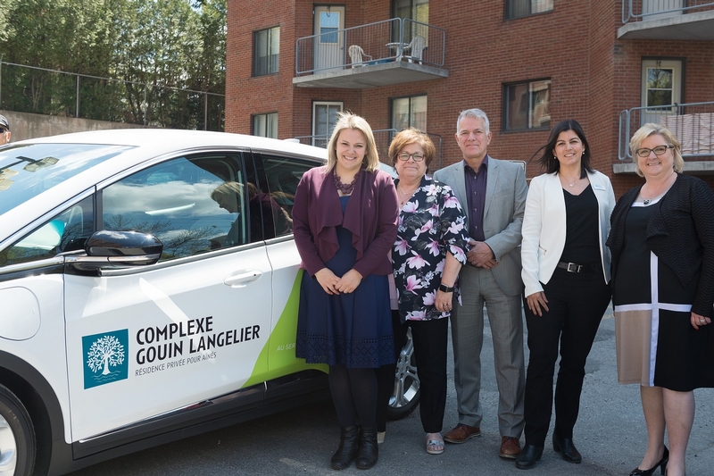 LANCEMENT DE LA VOITURE ÉLECTRIQUE POUR LES AÎNÉS DU COMPLEXE GOUIN-LANGELIER