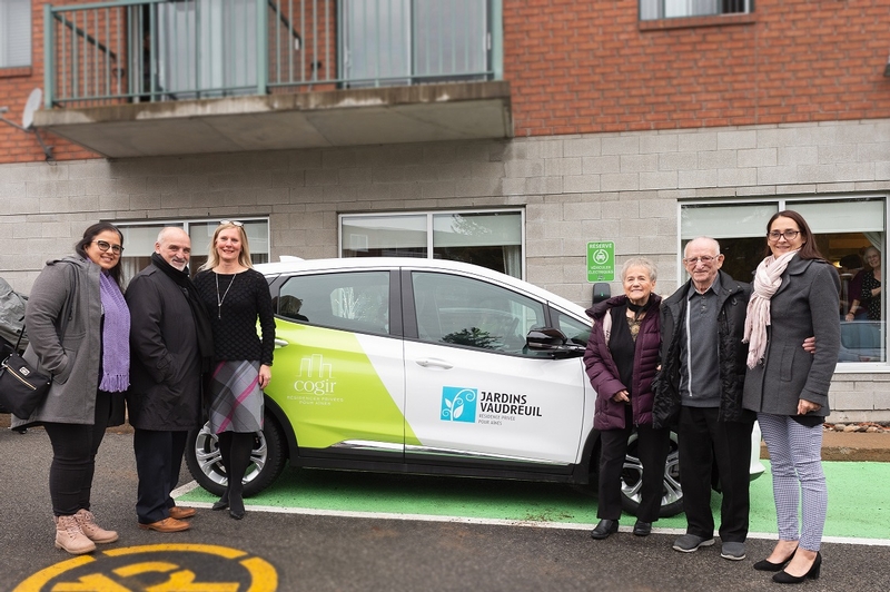 INAUGURATION DE LA COGIR AUTO POUR LES RÉSIDENTS DES JARDINS VAUDREUIL